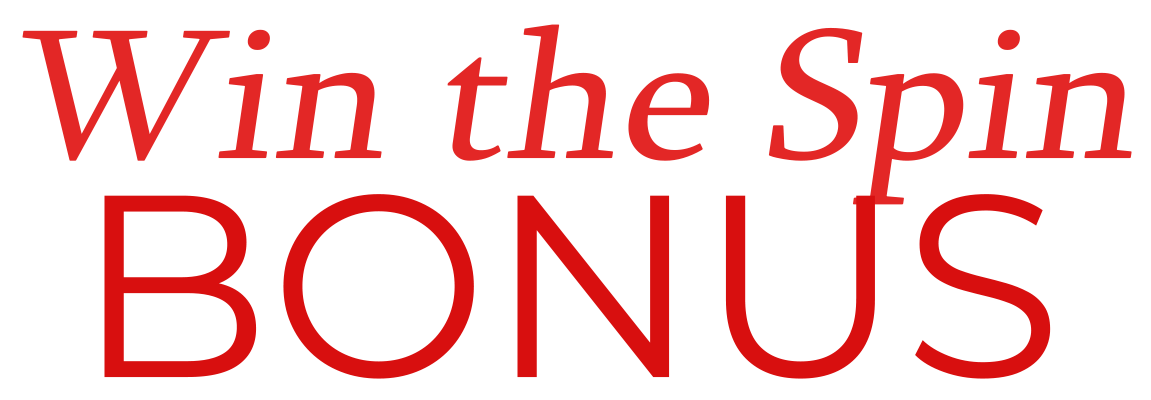 Win the Spin bonus title graphic